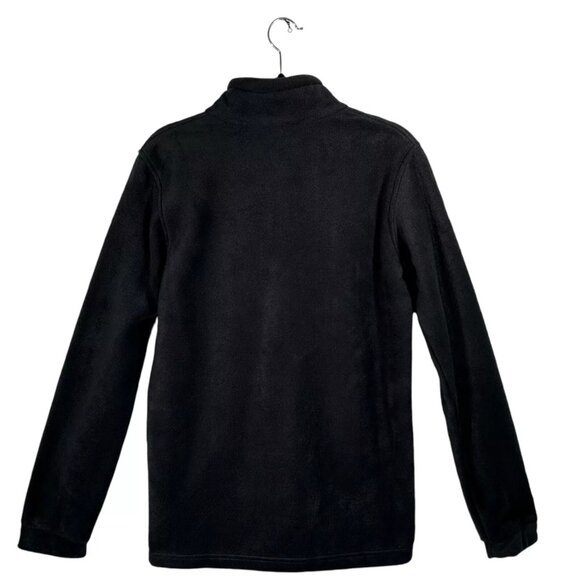 Columbia Youth Boy's/Girl's Full Zip Fleece Jacket Size 18-20 (XL) Solid Black - Picture 4 of 8
